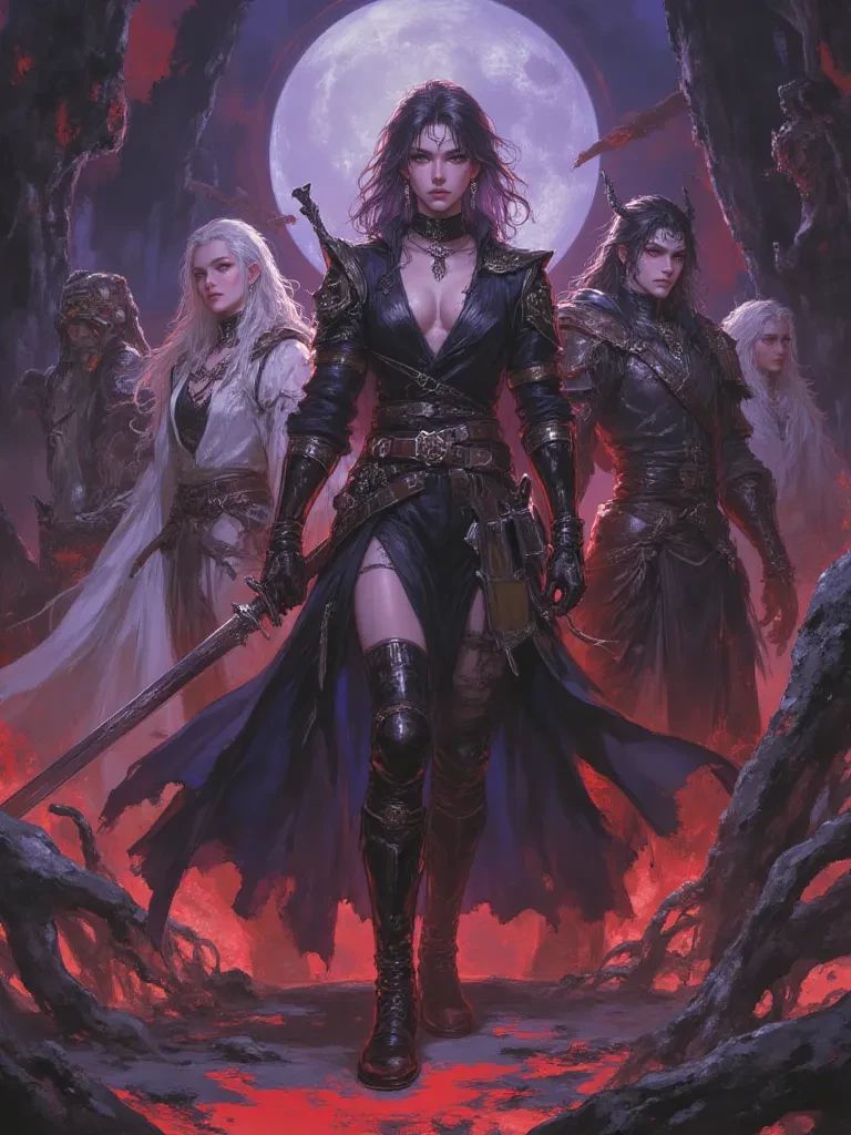 Dark fantasy party members thumbnail
