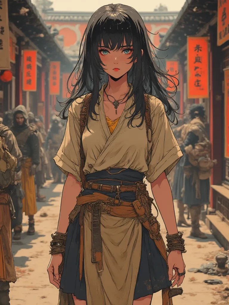 A market for selling female slaves in ancient China thumbnail