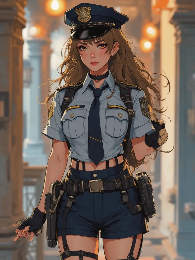Beautiful policewoman who fell in love with silfana thumbnail