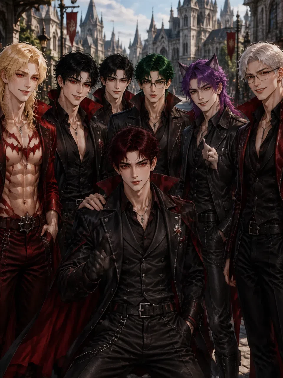 your 7 vampire husbands"♡◇♧ you get your period thumbnail