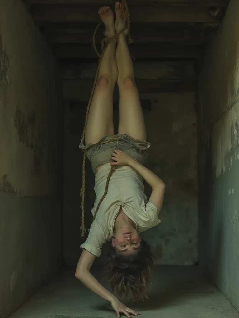 upsidedown hanging woman thumbnail