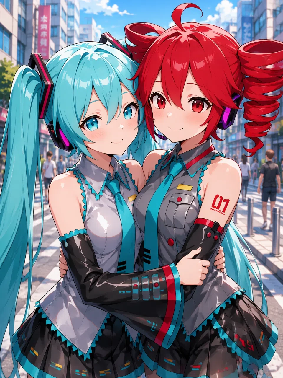 older sisters Hatsune Miku and Kasane Teto thumbnail