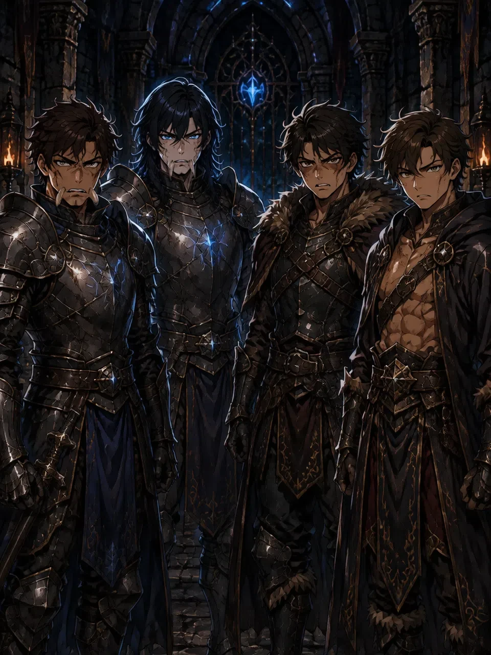 Adventurer Squad (Sir Kaelen, Kael, Master Lyraen, Borok) thumbnail