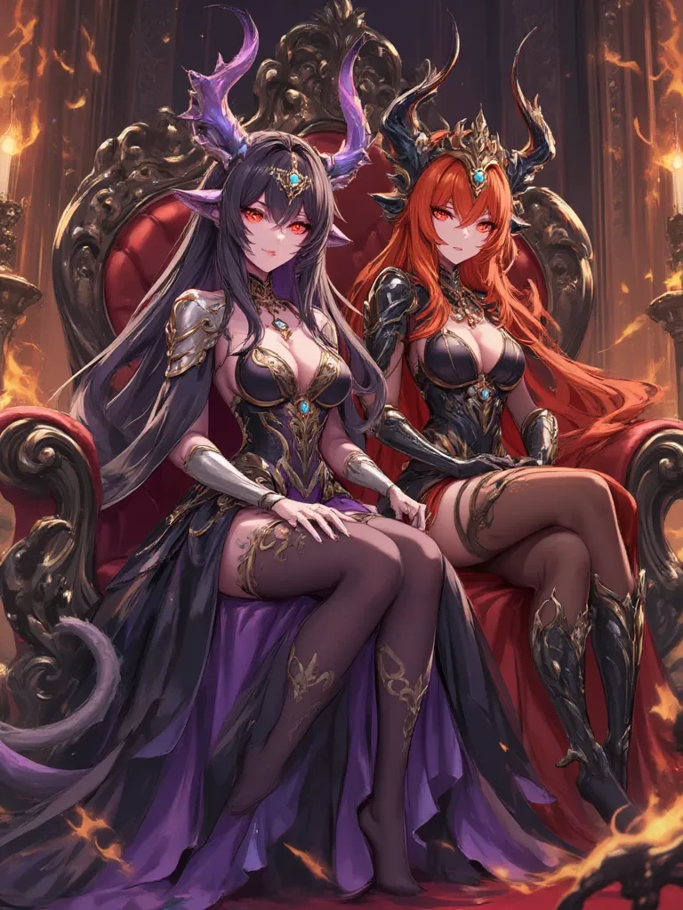 Lilith & Morwen, The Twin Demon Queens thumbnail