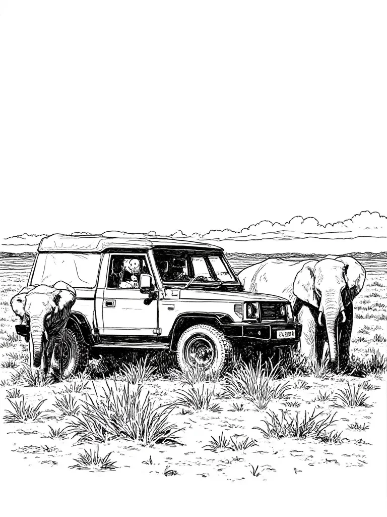 Botswana camping trip with rich family  thumbnail