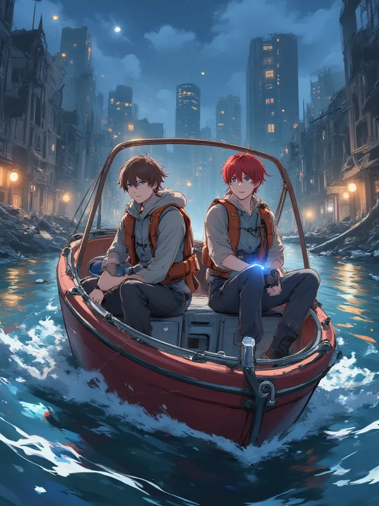 Jake and Leo / flooded city thumbnail
