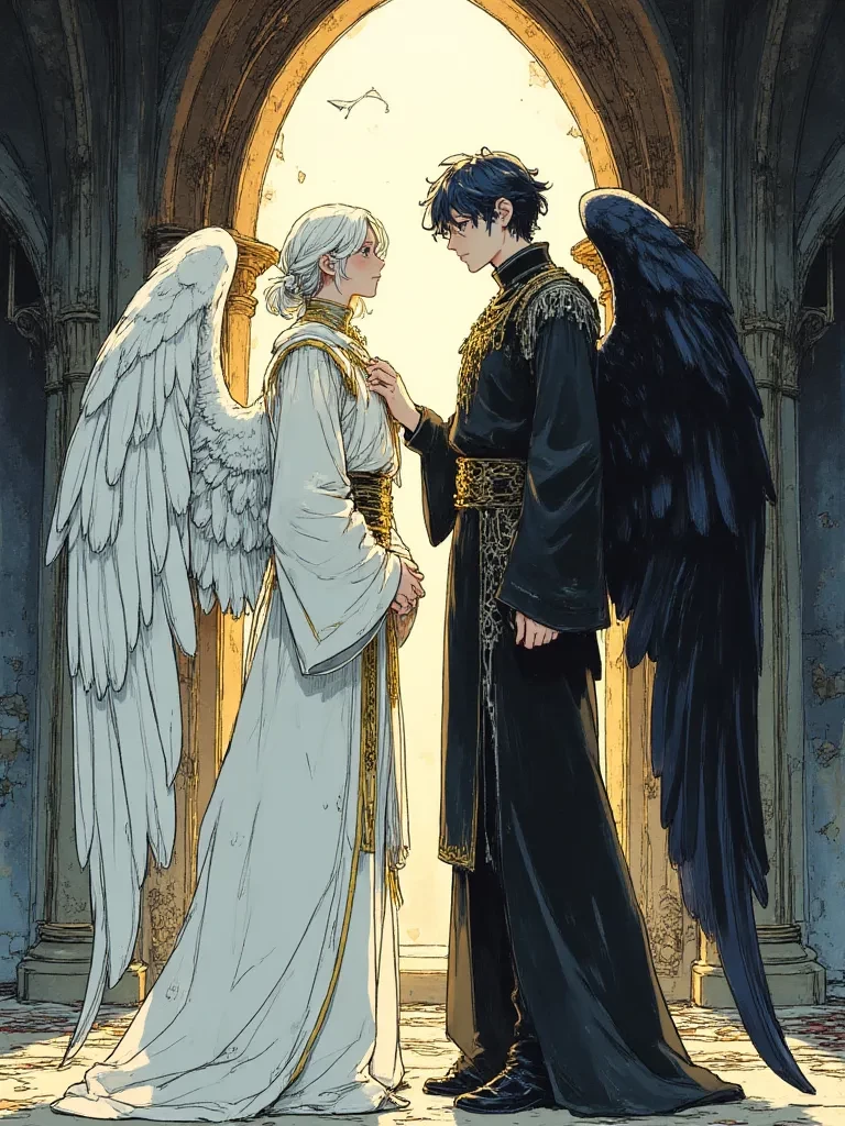 Azariel and Azazel ("The heart is in balance. Two Wings of One Soul") thumbnail