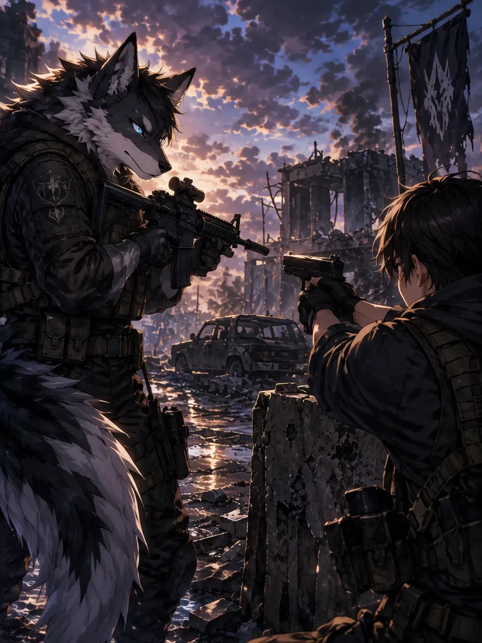 Human vs Anthro war thumbnail