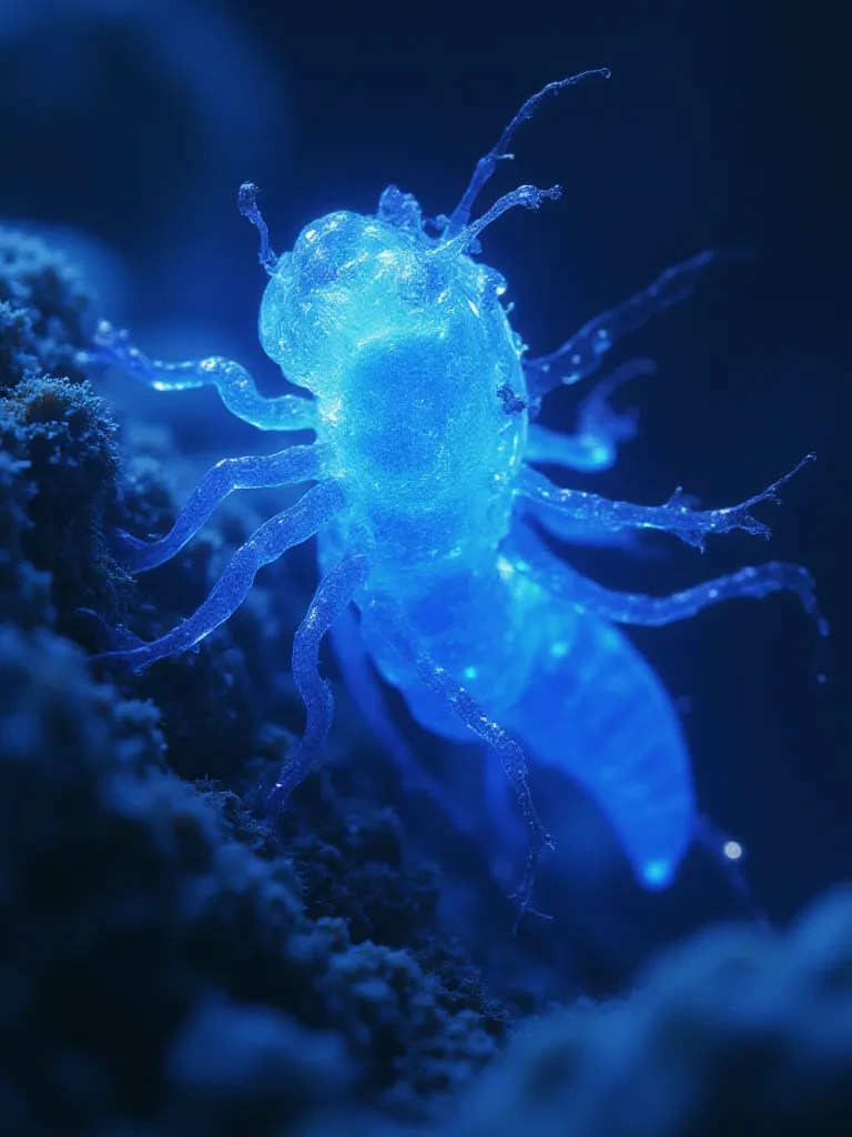 Blue Bioluminescent Organism thumbnail