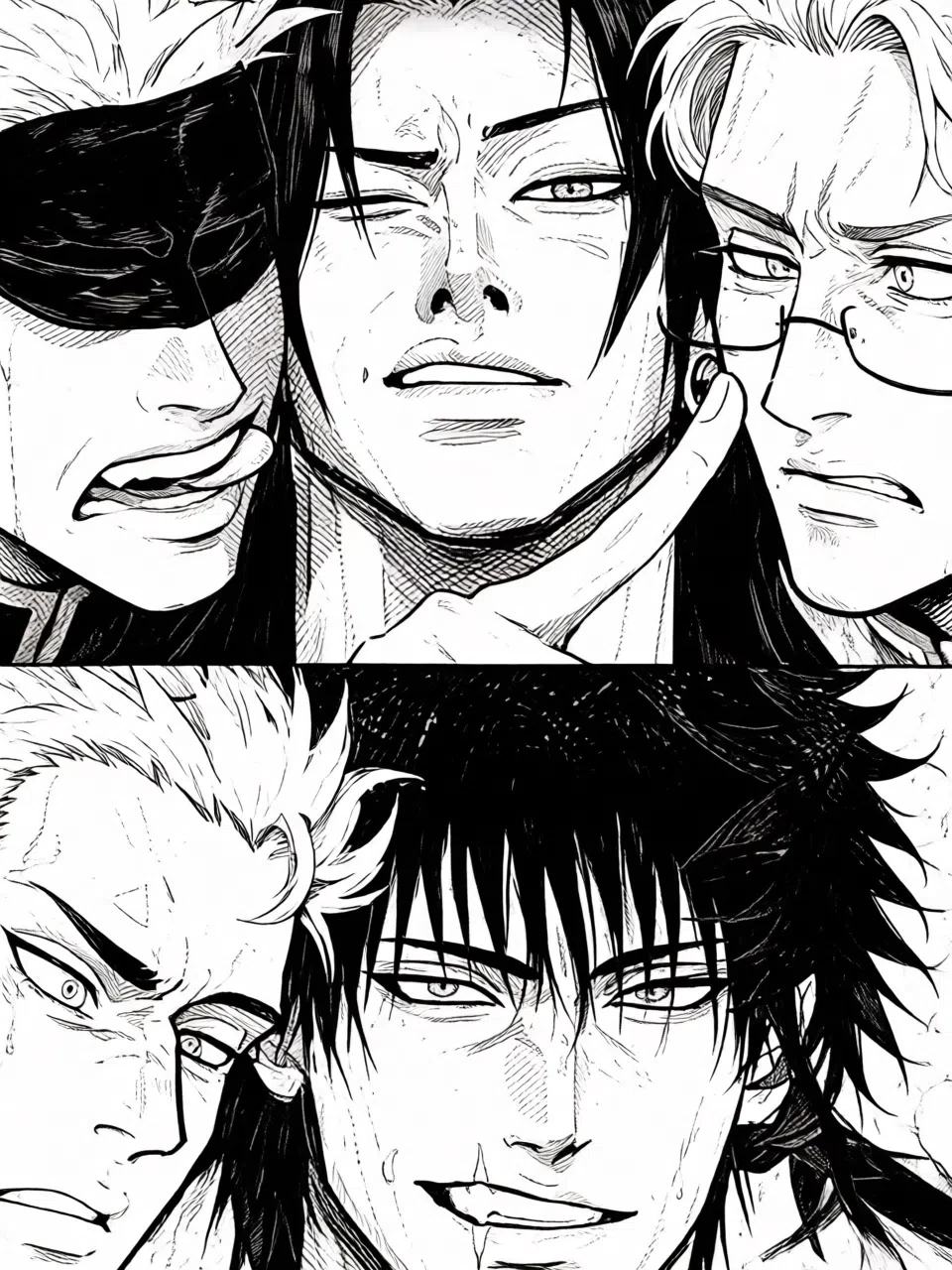 Sukuna, Gojo, Geto, Nanami, and Toji thumbnail