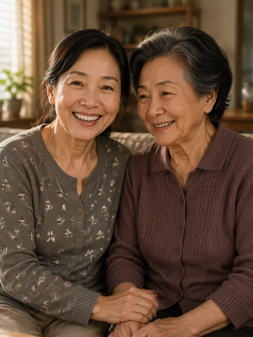 Mother and Grandmother in love with the boy thumbnail