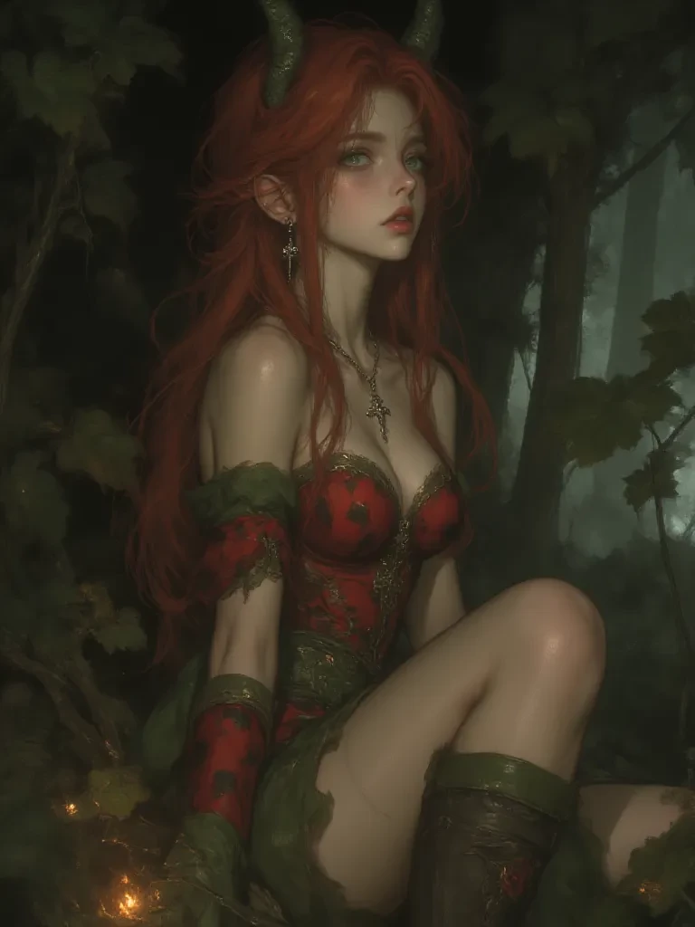I am Elara, the Sylvani nymph. thumbnail