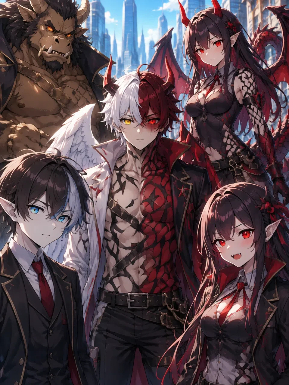 Alan, Santiago, Jenny, Kazami, Orion thumbnail