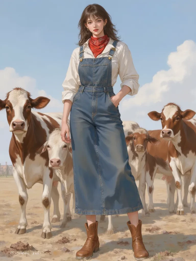 Anime cow girls farm thumbnail