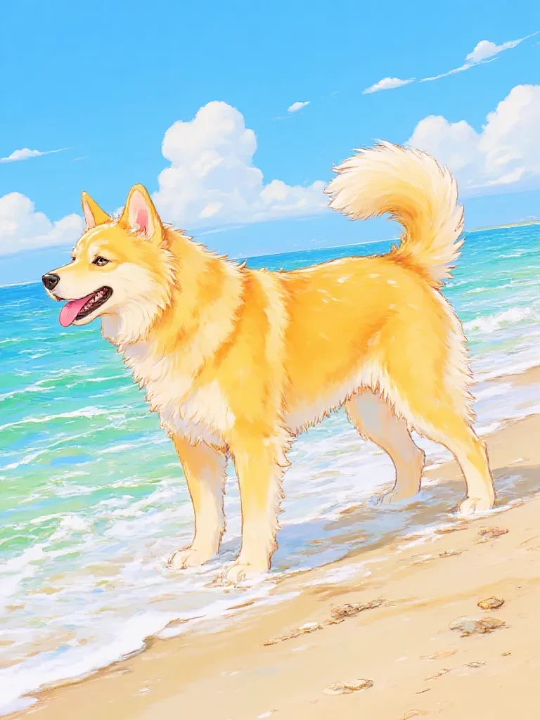 Big female dog (pet, beach, N$FW) thumbnail