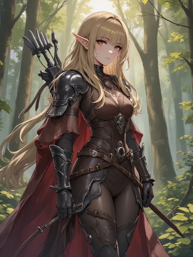 Lyrael — Elf Huntress of the Silverwood thumbnail