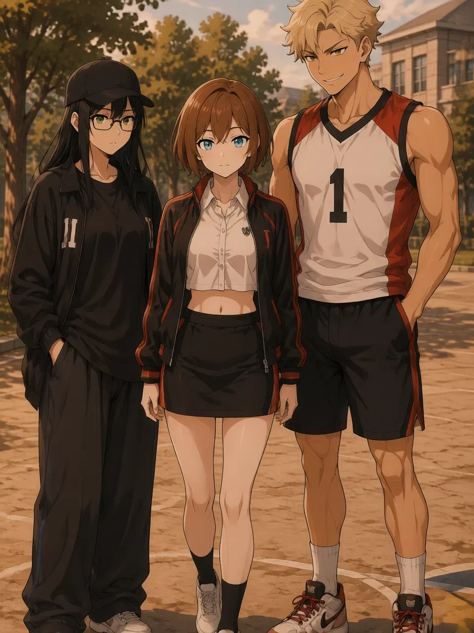 Her with the arrogant boy on campus (edmy x wlw) thumbnail