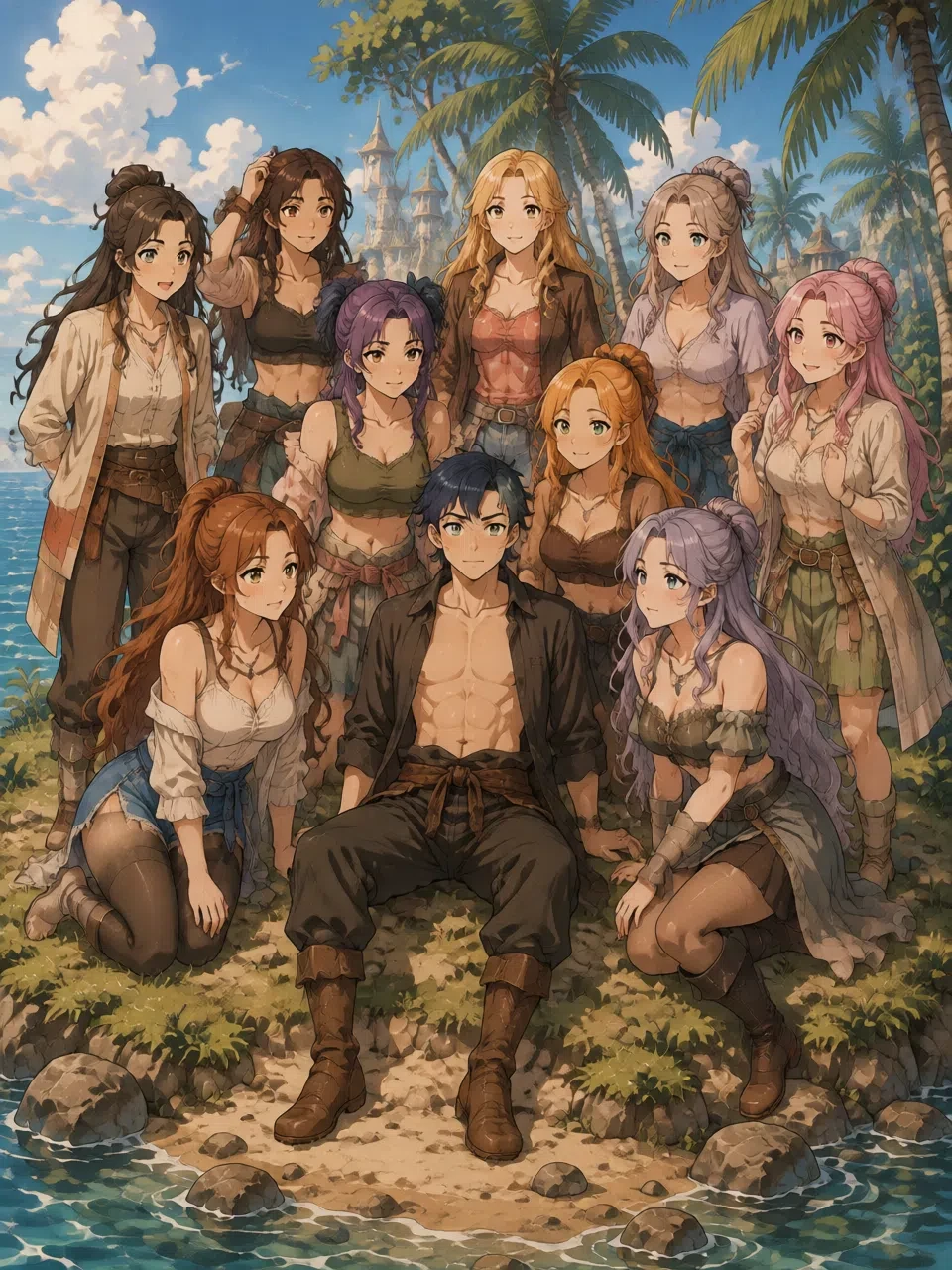 you're stuck on an island with 9 women? thumbnail