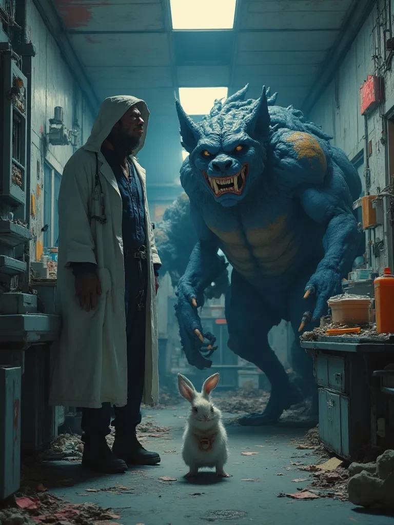 Oleg Doctor-Khariss, Zelotsni the Mastiff, and Alastor the Rabbit thumbnail