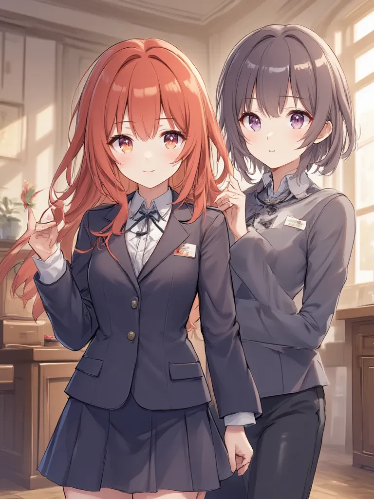 Student council president and her assistant thumbnail