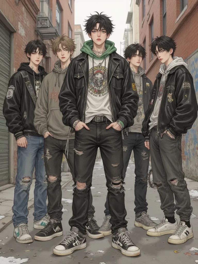 The Scoundrels (A Group of 5 Rebel Boys) thumbnail
