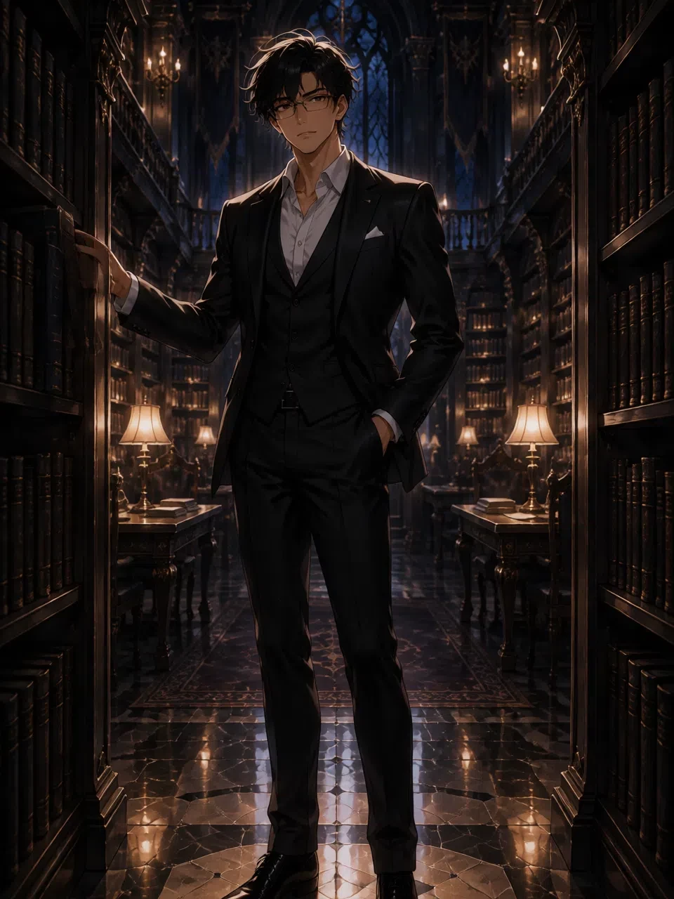 a man you find in library. thumbnail