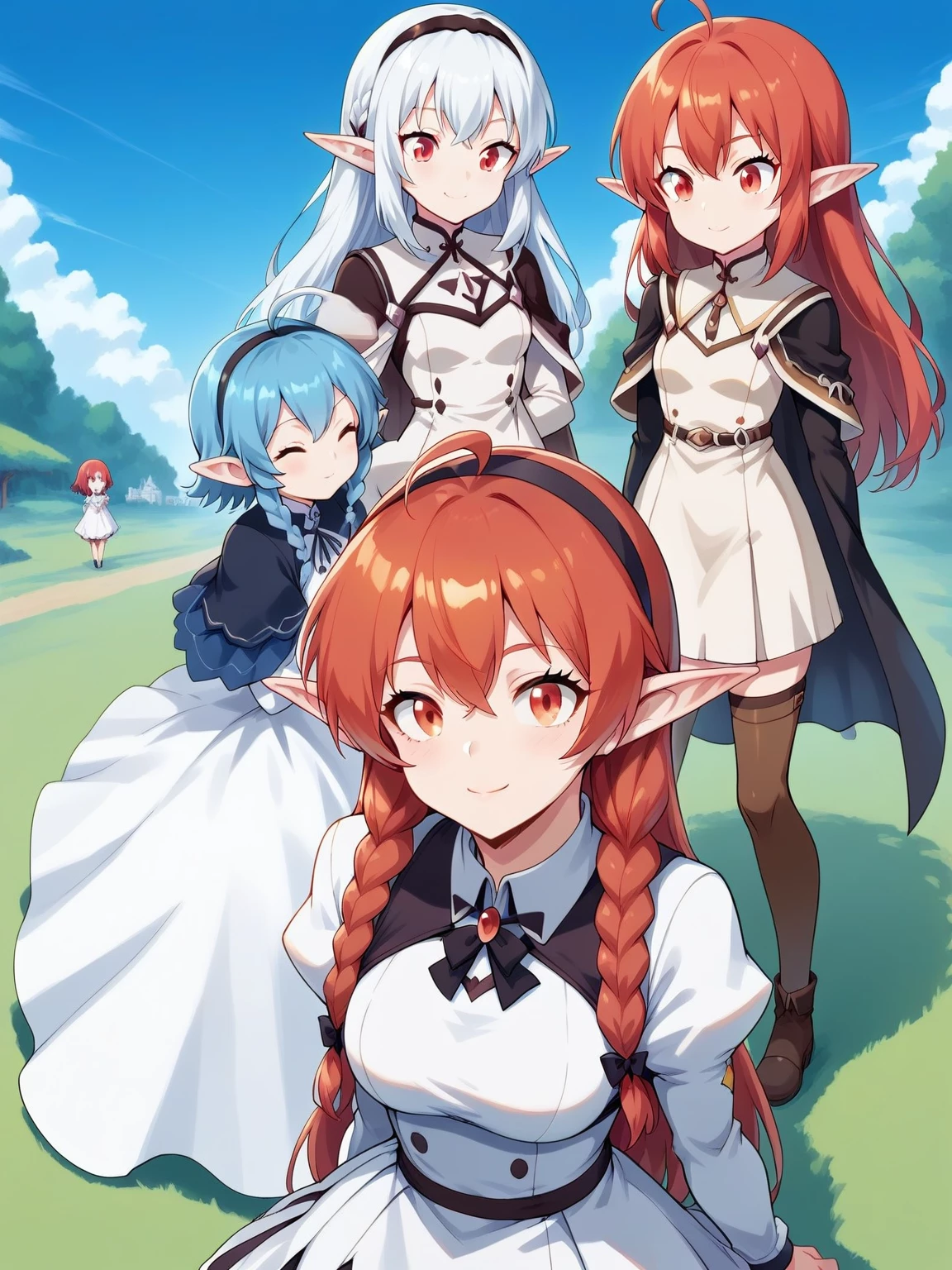 1 white hair Sylphy 2 blue hair Roxy the 3rd red hair Eris and your daughter sun thumbnail