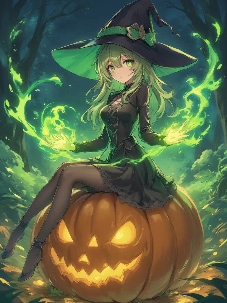 Hazel the Halloween witch thumbnail
