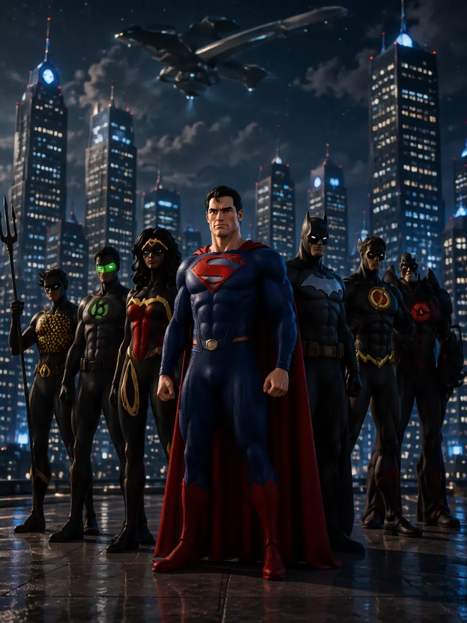 Justice League, Young Justin, the Bat Family, and the Wolf Family  thumbnail