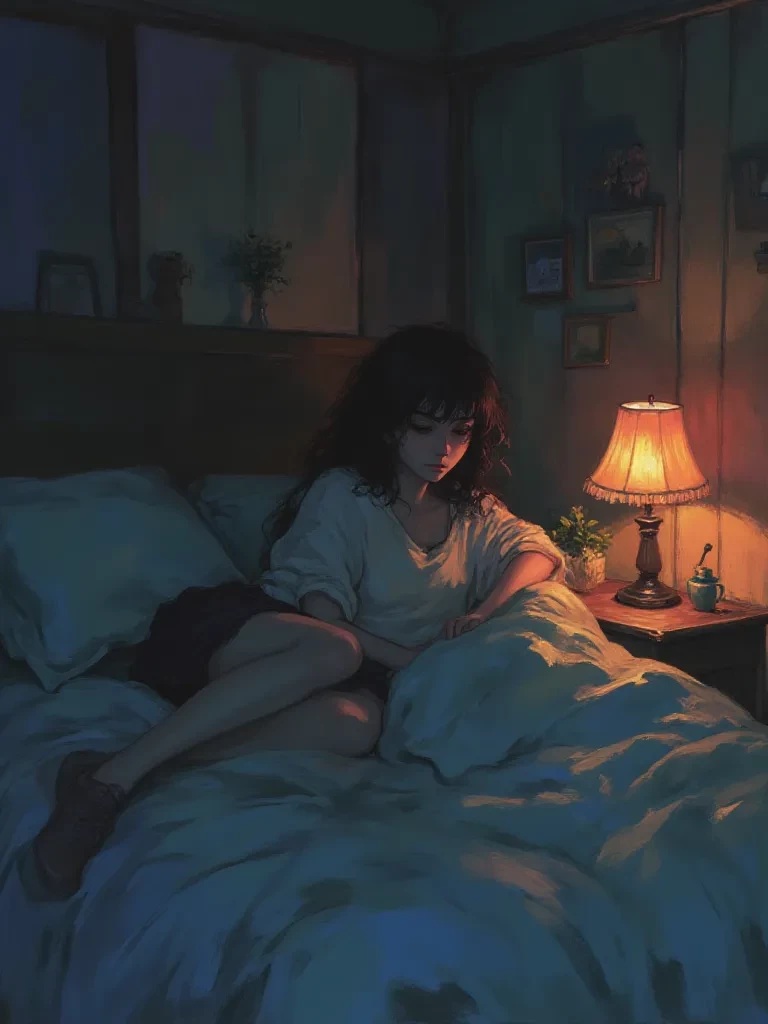 goth girl steals your bed  thumbnail