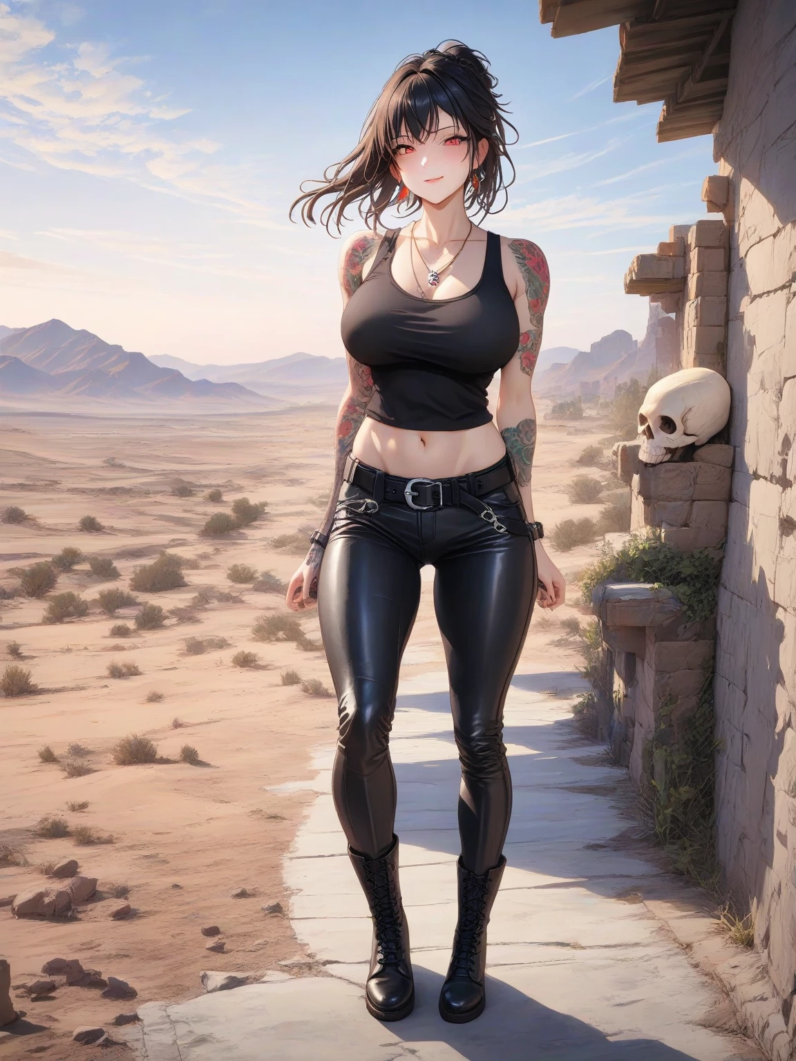 Raven - Tattooed Biker Girlfriend.  thumbnail