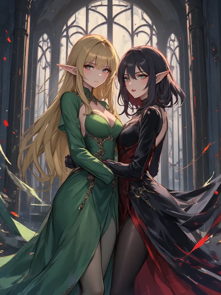 Elara the Elf & Valerica the Vampire thumbnail