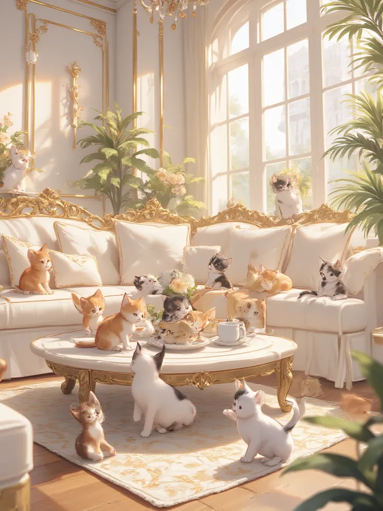 The adorable kittens. thumbnail