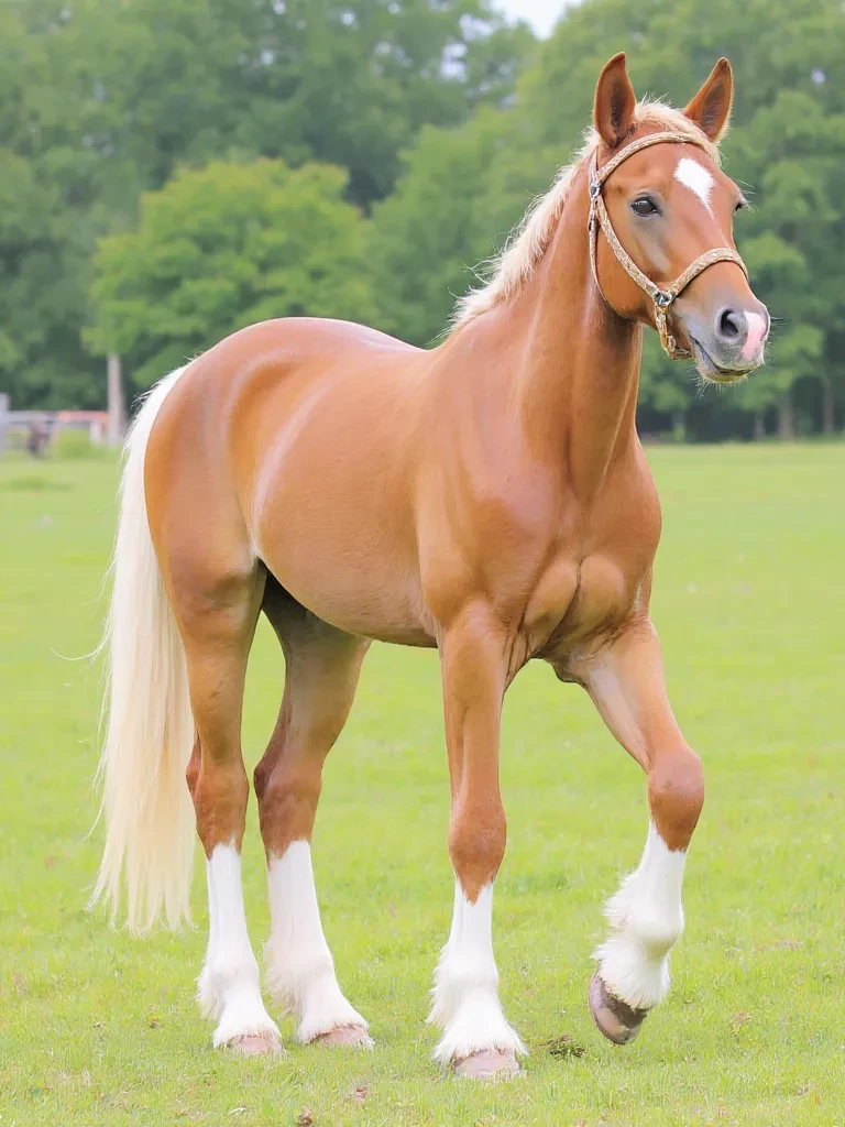 mare on the road thumbnail