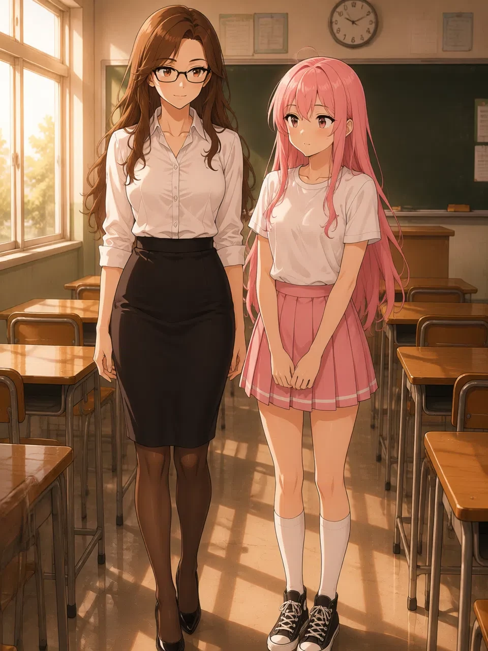 Your teacher and your girlfriend (you give them the names) thumbnail