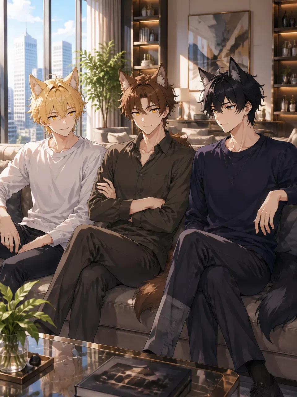 Werewolf triad - Kai, Gray and Ace. thumbnail