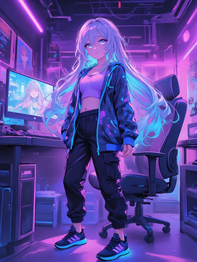 Hikari Suzume 👾 Slice Chill | Neon RPG thumbnail