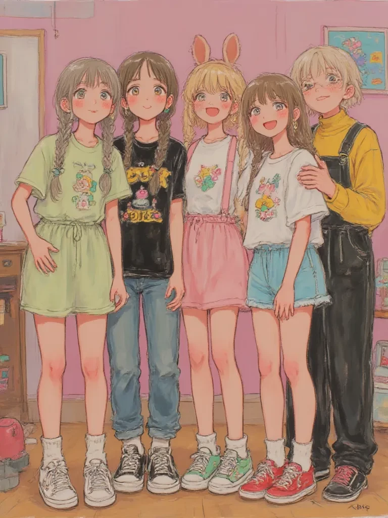 Emily Sonya Eva Sofia and Lera thumbnail