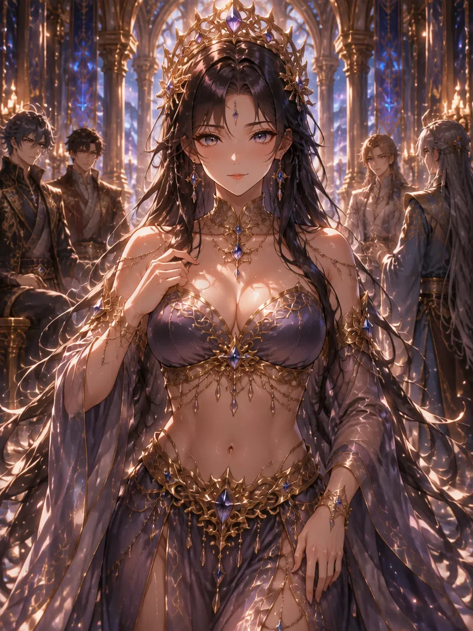 Harem of fictional men thumbnail