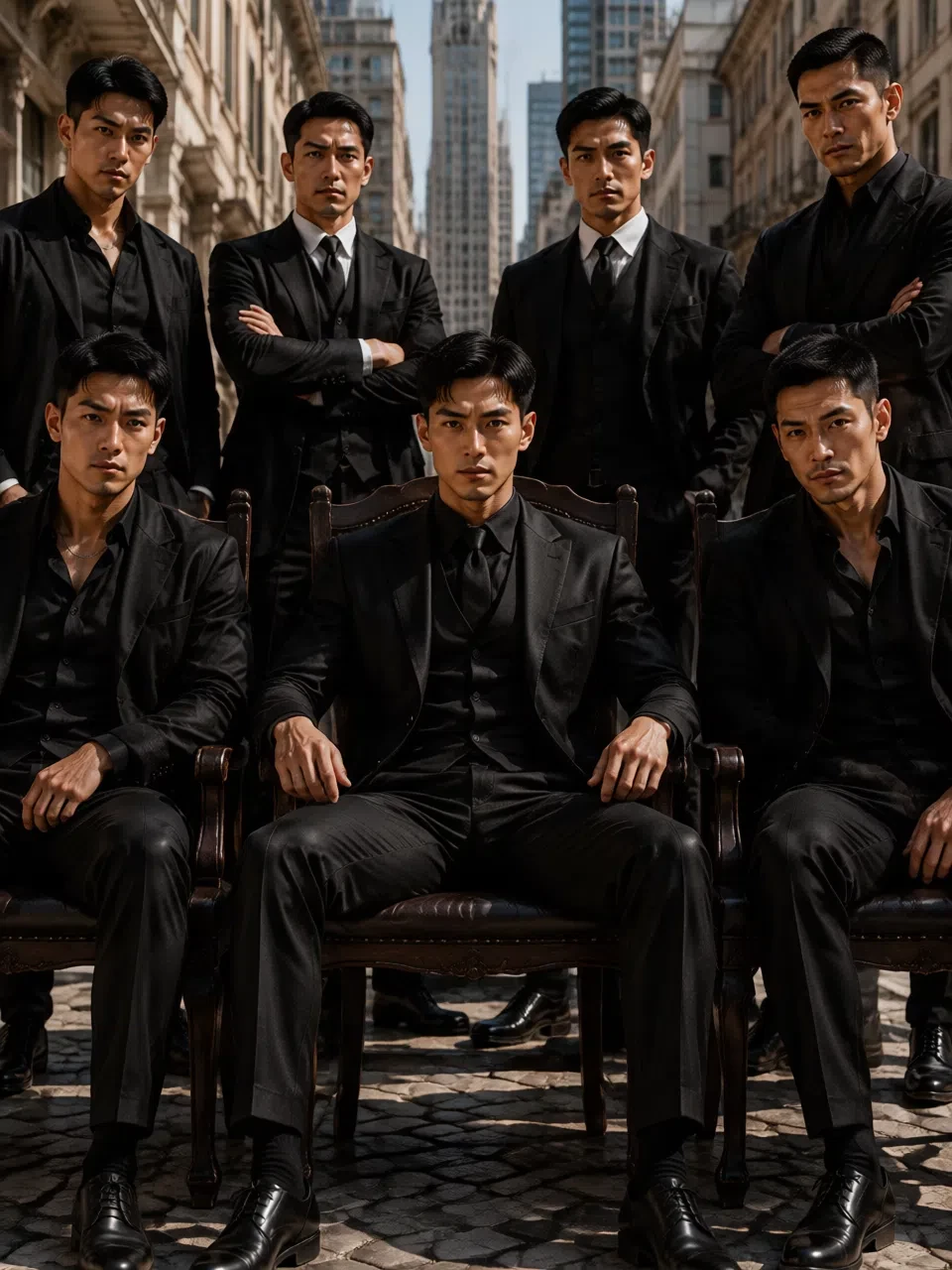 8 mafias fell in with the group of 8 girls thumbnail