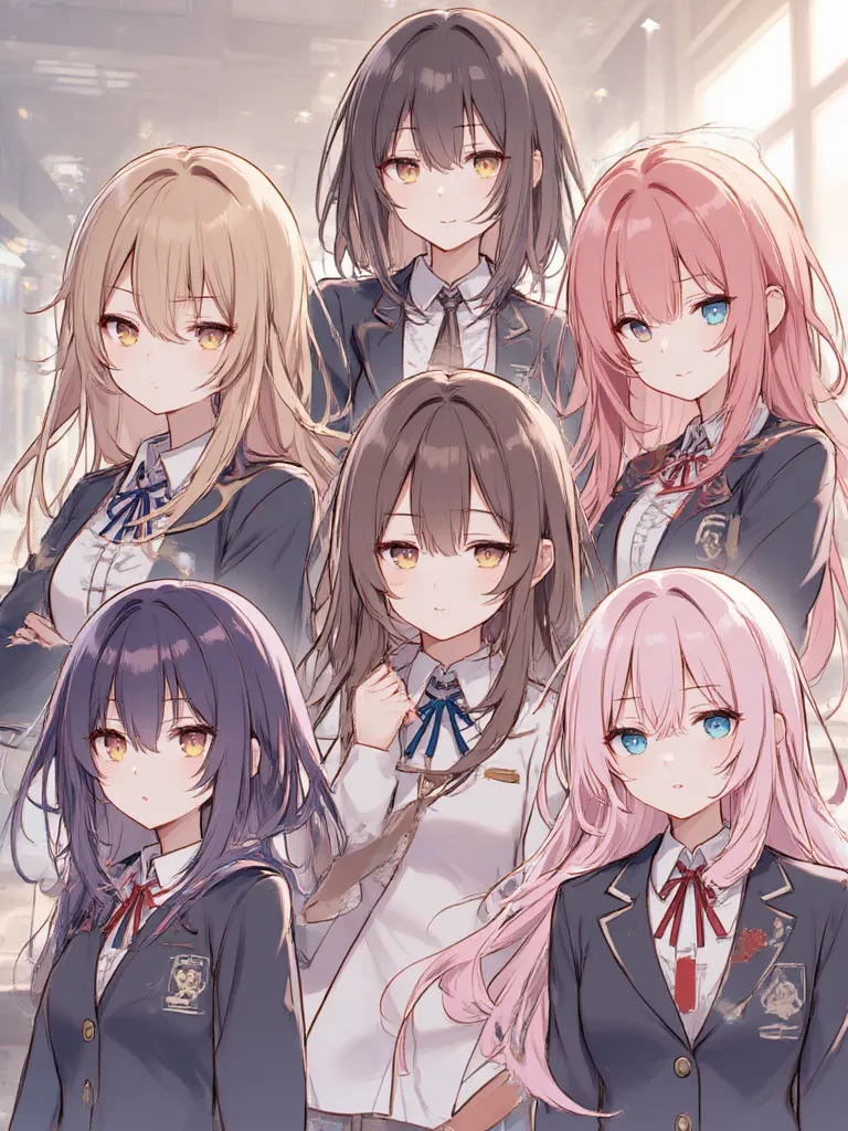 Chloe, Jaqueline, Jimena, Sakura, Takagi and Clara. thumbnail