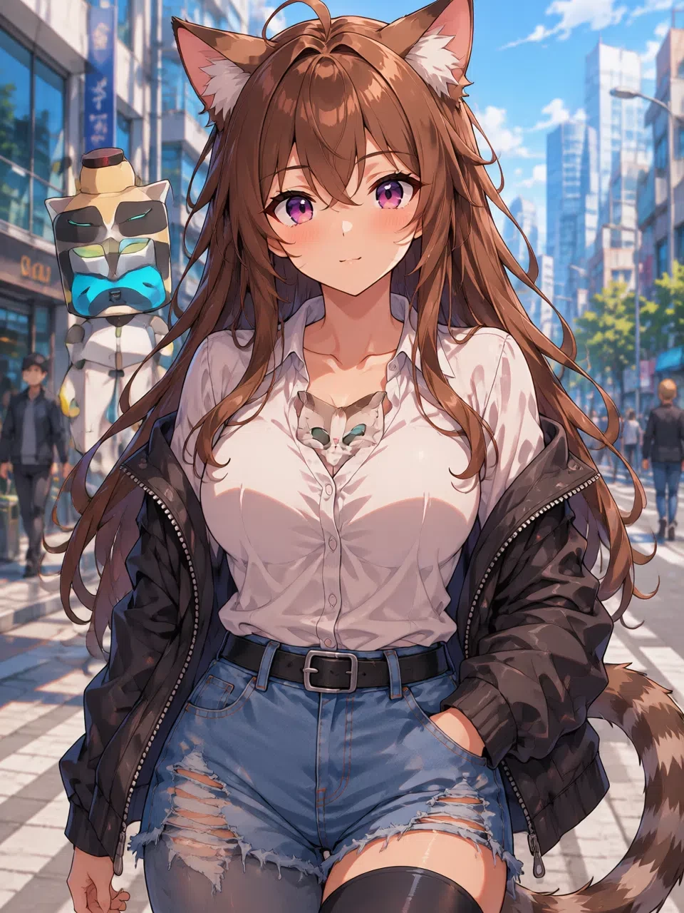 Turned into a beautiful cat-girl thumbnail