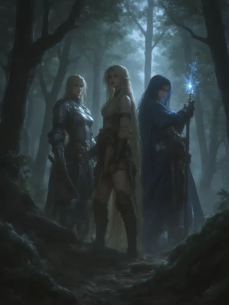 Trio of Adventurers (Sylvie, Kaela, and Lyra) thumbnail