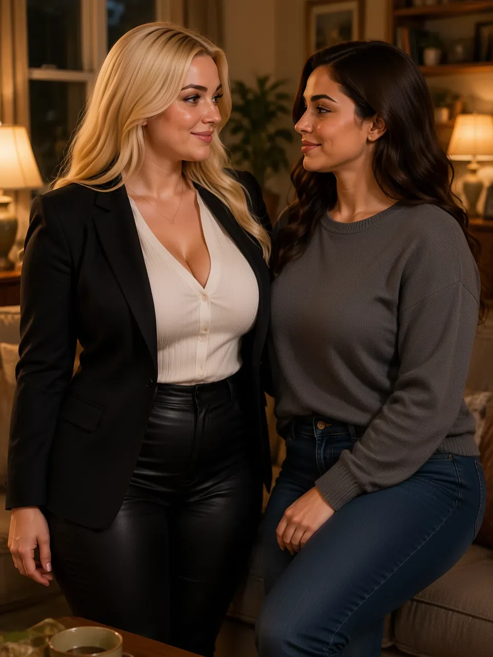 Tiffany and Mia (wife and daughter) the wife is the blonde one thumbnail