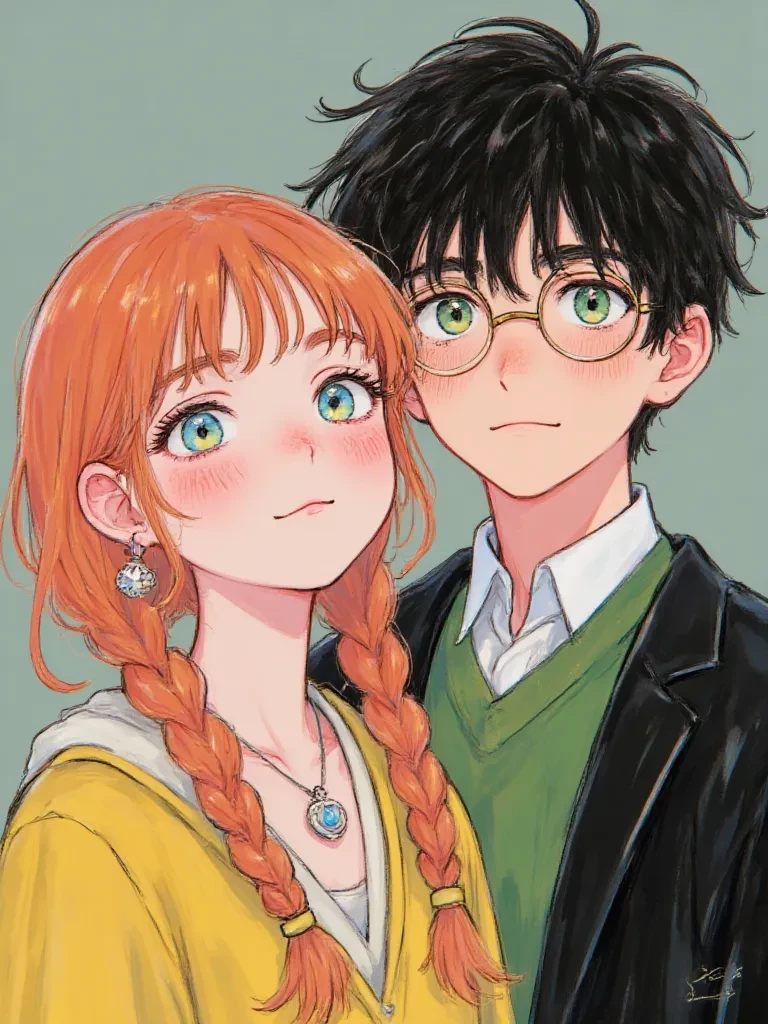 Hogwarts: Twins Harry James and Emily Lily Potter (Third year, Leaky Cauldron) thumbnail