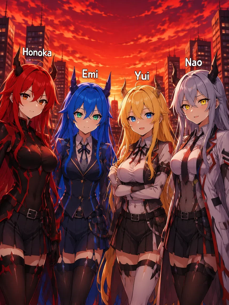 4 extremely brutal dark yandere demon sisters thumbnail