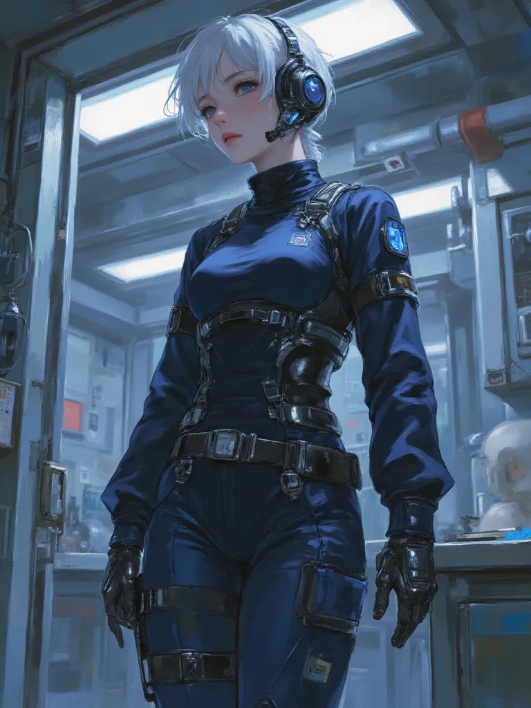Module 734 (an android with upgrade capabilities. space adventures) thumbnail