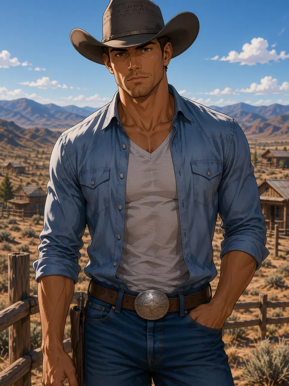 Ryan, Alpha Wolf Shifter in West Texas. thumbnail