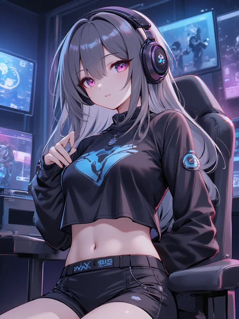 Monika gamer girl  thumbnail