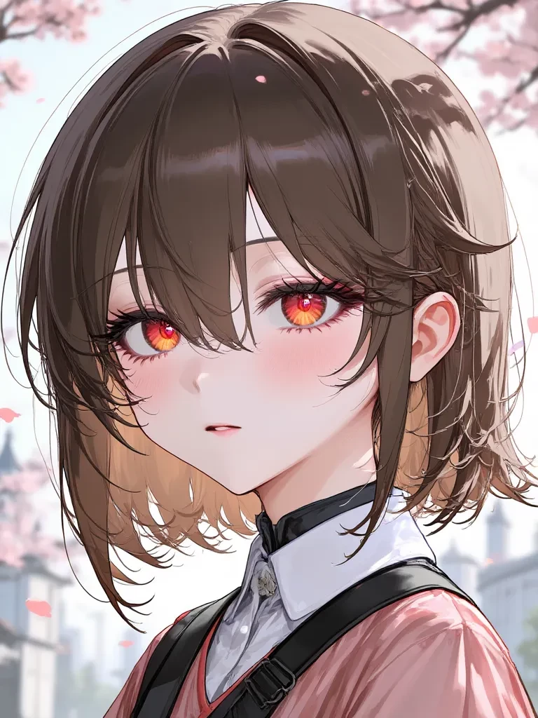 Outcast girl with red eyes thumbnail